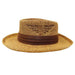 Bangkok Toyo Gambler Hat - Milani Hats Gambler Hat Milani Hats S14A Brown Large (59 cm) 