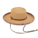 Bangkok Toyo Gaucho Hat with Aztec Trim - Caribbean Joe™, Gambler Hat - SetarTrading Hats 