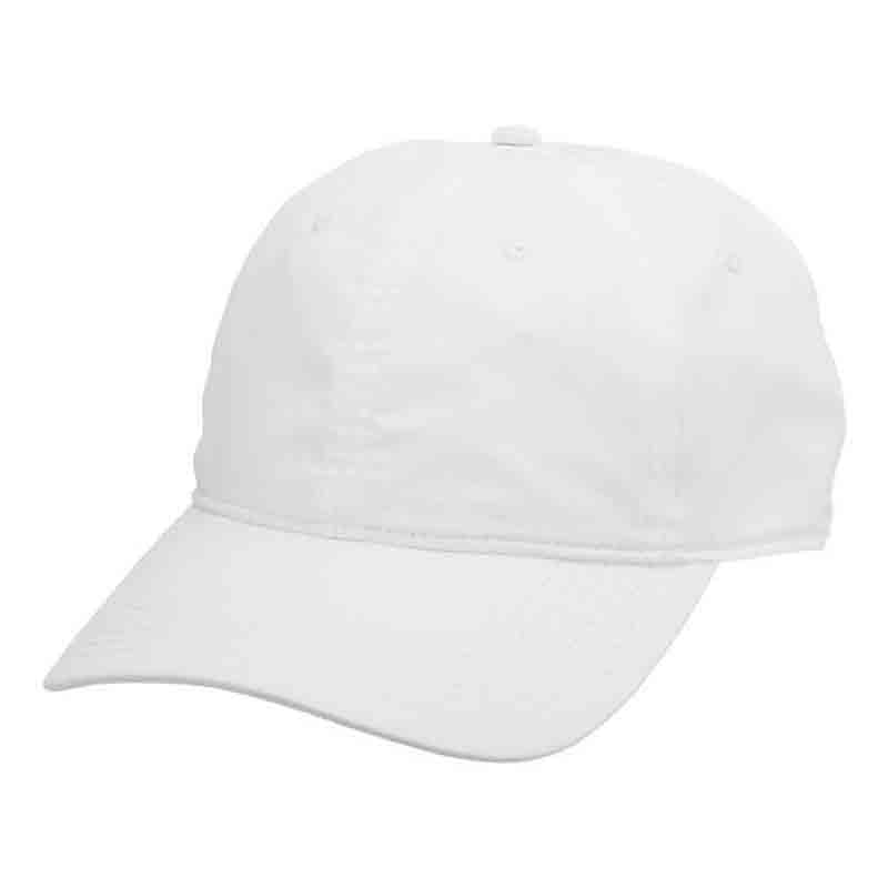 Deuce Unstructured Baseball Cap - DPC Outdoor Hats Cap Dorfman Hat Co. BC333wh White  