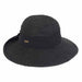 Benbow Crochet Hat with Chiffon Scarf - Sun 'N' Sand Hat, Facesaver Hat - SetarTrading Hats 
