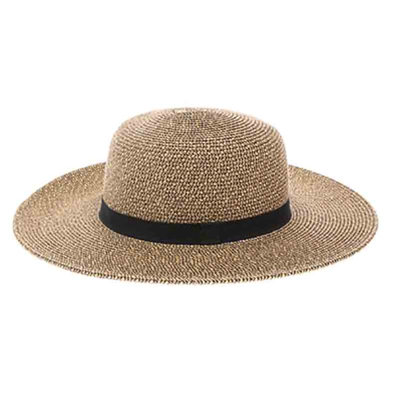 Classic Medium Brim Straw Sun Hat - Boardwalk Style
