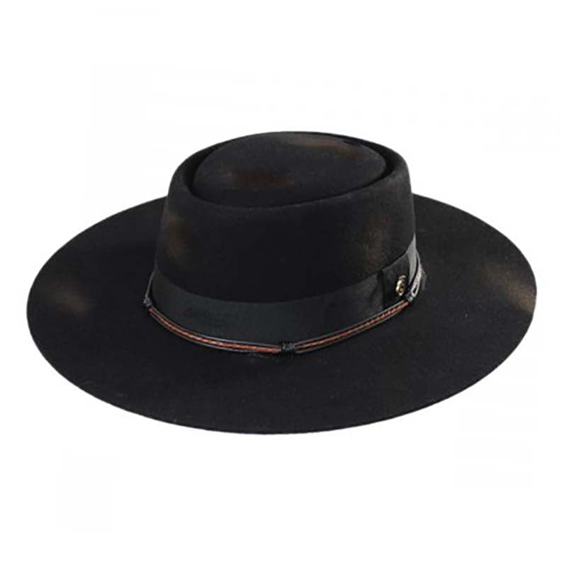 Black Leather Bolero Hat Madrid Bolero Hat, All Gifts: Olive Cocoa