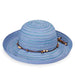 Breton Up Brim Shapeable Sun Hat - Wallaroo Hats Kettle Brim Hat Wallaroo Hats WSBREhy Hydrangea M/L (58 cm) 