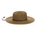 Southwestern Style Buckaroo Hat with Chin Strap - Boardwalk Style Bolero Hat Boardwalk Style Hats da1706bkm Black Tweed Medium (57 cm) 