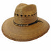 Explorer Burnt Palm Safari Hat - Texas Gold Hats Safari Hat Texas Gold Hats jr7263-2 Braid Over Band M/L (58.5 cm) 