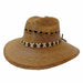 Explorer Burnt Palm Safari Hat - Texas Gold Hats Safari Hat Texas Gold Hats jr7263-3 Criss-Cross Band M/L (58.5 cm) 