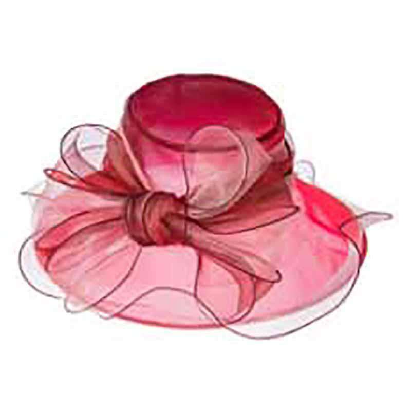 Bow Knot Organza Hat Dress Hat Something Special Hat    