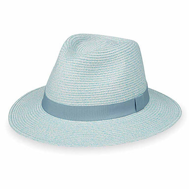 Caroline Fedora - Wallaroo Hats Safari Hat Wallaroo Hats CARO-SKBL Sky Blue  