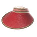 Extra Large Brim Tribal Pattern Roll-up Sun Visor Visor Cap Something Special Hat CB6402RD Red  