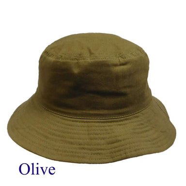 Reversible Cotton Bucket Hat - Karen Keith Hats Bucket Hat Great hats by Karen Keith MSch15OLM Olive S/M (55-56 cm)
