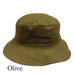 Reversible Cotton Bucket Hat - Karen Keith Hats Bucket Hat Great hats by Karen Keith MSch15OLM Olive S/M (55-56 cm) 
