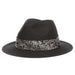 Fine Braid Safari Hat with 3-Pleat Cotton Band - Scala Hats, Safari Hat - SetarTrading Hats 