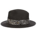 Fine Braid Safari Hat with 3-Pleat Cotton Band - Scala Hats, Safari Hat - SetarTrading Hats 