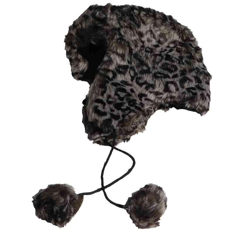 Cheetah Faux Fur Trapper Hat by JSA Trapper Hat Jeanne Simmons    
