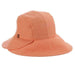 Chicopee Rough Cotton Split Brim Cloche Hat - Callanan Hats, Cloche - SetarTrading Hats 