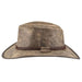 Head'n Home Crusher Outback Leather Hat up to 3XL- Bomber Brown, Safari Hat - SetarTrading Hats 