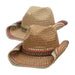 Crocheted Toyo Cowboy Hat - Cappelli Straworld Cowboy Hat Cappelli Straworld csw374nt Natural Medium (57 cm) 