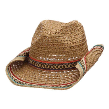 Crocheted Toyo Cowboy Hat - Cappelli Straworld, Cowboy Hat - SetarTrading Hats 