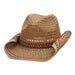 Crocheted Toyo Cowboy Hat - Cappelli Straworld Cowboy Hat Cappelli Straworld csw374tt Toast Medium (57 cm) 