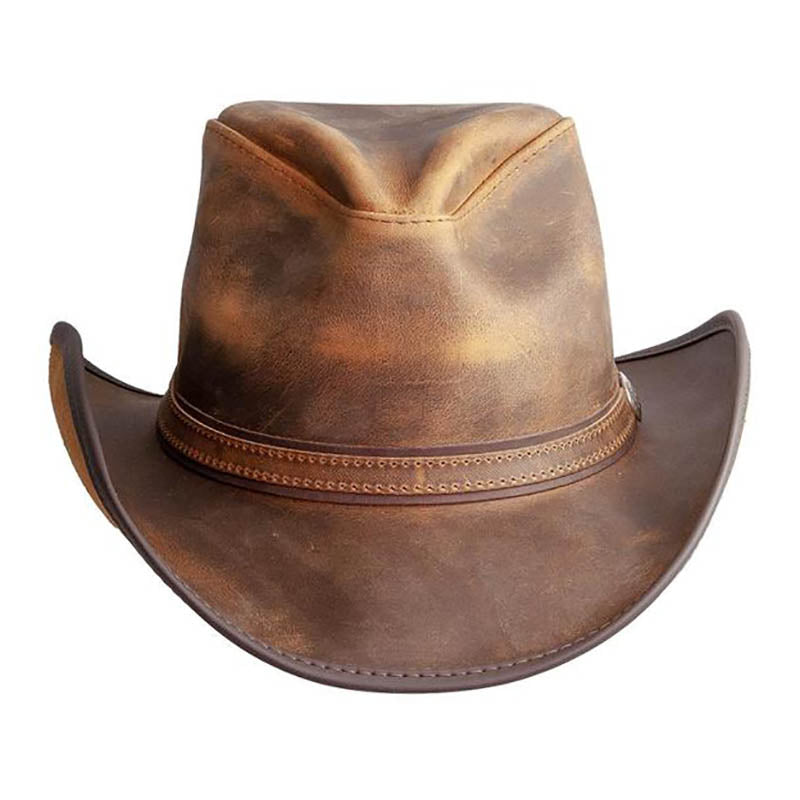 Cyclone Leather Cowboy Hat with Ranger Band up to 2XL - Double G Hat Cowboy Hat Head'N'Home Hats    