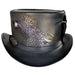 Draco Leather Top Hat - Steampunk Hatter USA Top Hat Head'N'Home Hats MWdracoBK Black Large 