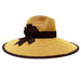 Elegant Wide Brim Straw Hat - Large and Extra-Large Size Safari Hat Jeanne Simmons js8001tnL Tan Large (59 cm) 