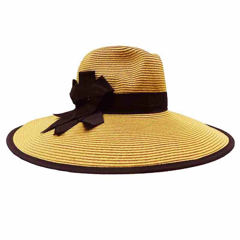 Elegant Wide Brim Straw Hat for Women - Jeanne Simmons Hats  display picture 3