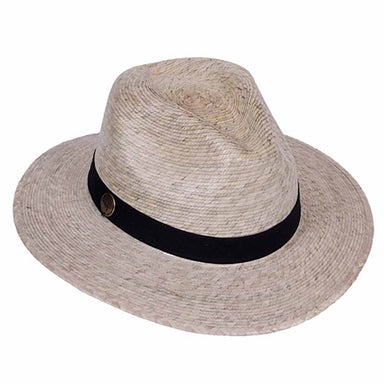 Explorer Unisex Palm Leaf Safari Hat - Tula Hats Safari Hat Tula Hats TU1-1780 Natural Palm S/M (57 - 59 cm)