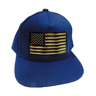 Gold USA Flag Patch Snapback Caps, Cap - SetarTrading Hats 