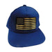 Gold USA Flag Patch Snapback Caps Cap Milani Hats SNAPFLAG Navy  