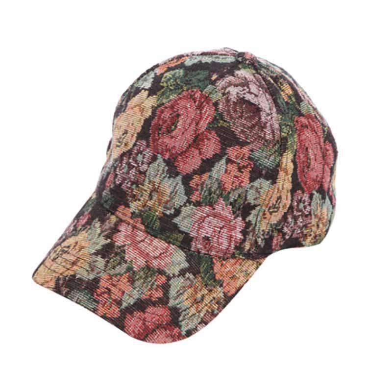 Floral Tapestry Baseball Cap Cap Something Special Hat GS2685 Floral  