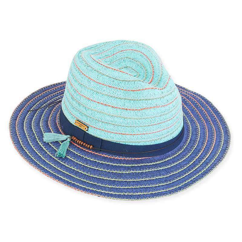Savannah Colorful Island Safari Hat - Caribbean Joe® Safari Hat Caribbean Joe HCJ165B sf Sea Foam  