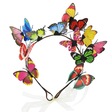 Derby Rave Butterfly Hair Band - Sophia Collection Headband Something Special LA HDY10874 Multicolor  