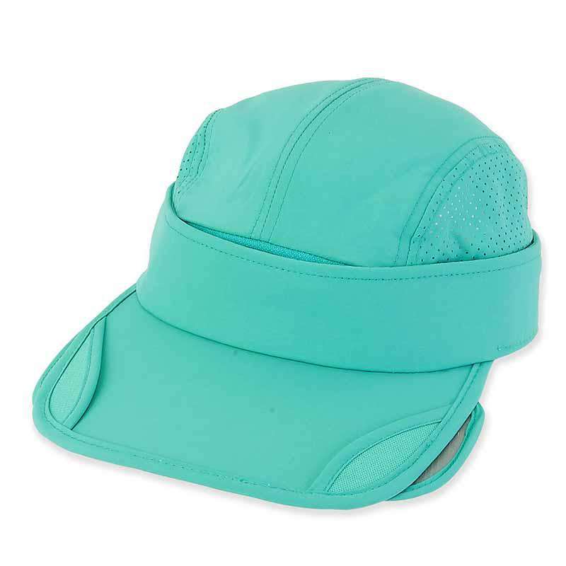 Convertible Woman's Cap with Side Shades - Guy Harvey Cap Guy Harvey HG919B sf Sea Foam Small (56 cm) 