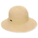 Sewn Ribbon Packable Shapeable Sun Hat - Sun 'N' Sand Hats Wide Brim Hat Sun N Sand Hats HH1439B nt Natural Medium (57 cm) 