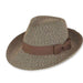 Multitone Tweed Summer Fedora Hat - Sun 'N' Sand Hats Fedora Hat Sun N Sand Hats    