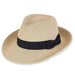 Multitone Tweed Summer Fedora Hat - Sun 'N' Sand Hats Fedora Hat Sun N Sand Hats HH1657B nt Natural Heather Medium (57 cm) 