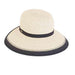 Harper Contrast Trim Sunsavor Hat - Sun 'N' Sand Hats Facesaver Hat Sun N Sand Hats hh1958A bk Black Medium (57 cm) 