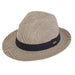 Carter Striped Fedora Hat - Sun 'N' Sand Hat, Fedora Hat - SetarTrading Hats 
