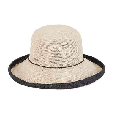 Charlaine Premium Toyo Crochet Summer Hat - Sun 'N' Sand Hats Kettle Brim Hat Sun N Sand Hats hh2130A nt Natural Medium (57 cm) 