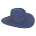 Cativa Flat Crown Floppy Hat - Sun 'N' Sand Hat Bolero Hat Sun N Sand Hats hh2137B nv Navy Medium (57 cm) 