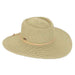 Cativa Flat Crown Floppy Hat - Sun 'N' Sand Hat Bolero Hat Sun N Sand Hats hh2137C mf Moss green Medium (57 cm) 