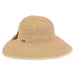 Sophia Bangkok Toyo Backless Sun Hat - Sun 'N' Sand Hats Facesaver Hat Sun N Sand Hats    