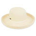 Lia Packable Up Turned Brim Sun Hat - Sun 'N' Sand Hats Kettle Brim Hat Sun N Sand Hats hh2177F Yellow Medium (57 cm) 