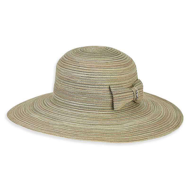 Ada Foldable Big Brim Travel Hat - Sun 'N' Sand Hat Wide Brim Hat Sun N Sand Hats HH2258C mo Moss Medium (57 cm) 