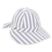 Sloane Comfy Striped Cotton Ball Caps - Sun 'N' Sand Hats Cap Sun N Sand Hats HH2266A gy Grey M/L (58.5 cm) 