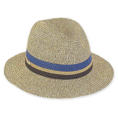 Lana Metallic Band Summer Fedora Hat - Sun 'n' Sand®, Fedora Hat - SetarTrading Hats 