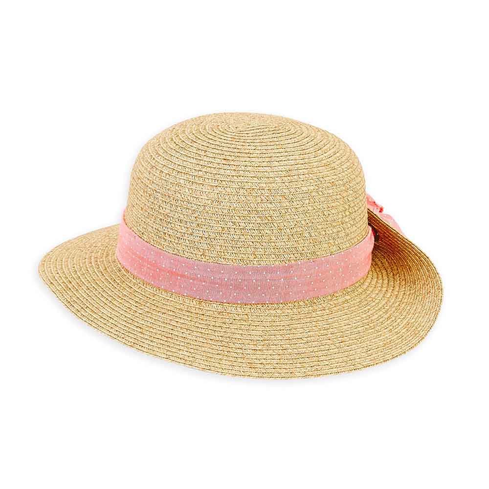 Petite Size Sun Hat with Pinned Up Brim - Sunny Dayz™ Facesaver Hat Sun N Sand Hats    
