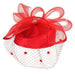 Satin Braid Pillbox Hat with Netting Veil - Something Special Dress Hat Something Special LA htb1296rd Red  