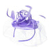 Loopy Satin Fascinator with Netting Veil - 9 stunning colors, Fascinator - SetarTrading Hats 